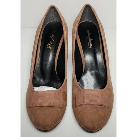 PRIMADONNA COLLECTION WOMEN'S EURO 35 BOW ON TOE TAUPE NEW /BOX 06057 - Picture 4 of 12